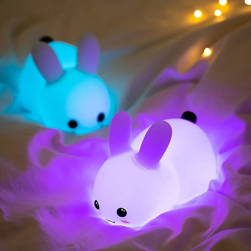 Nachtlampe mit Hasenmotiv für Kinderzimmer