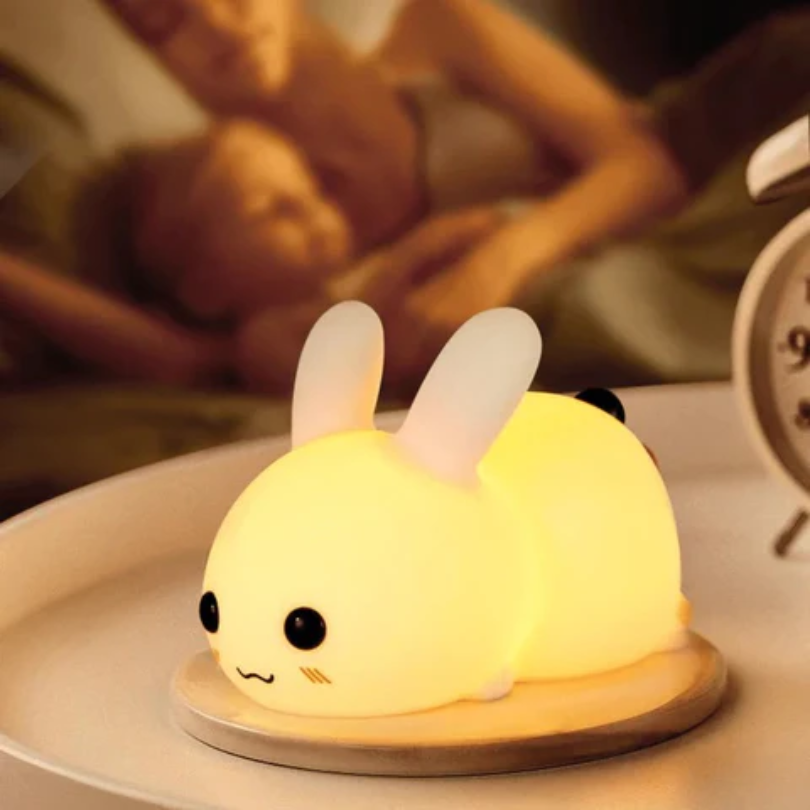 Nachtlampe mit Hasenmotiv für Kinderzimmer