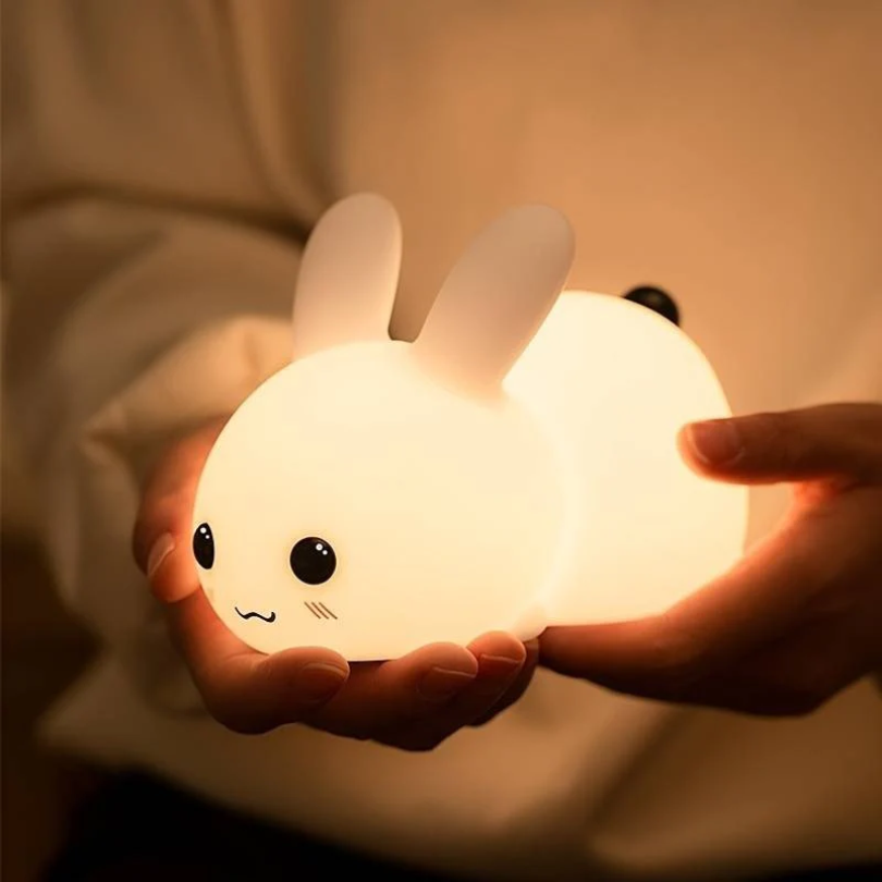 Nachtlampe mit Hasenmotiv für Kinderzimmer