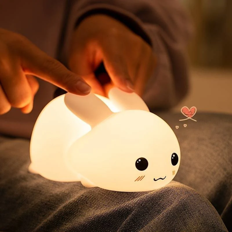 Nachtlampe mit Hasenmotiv für Kinderzimmer