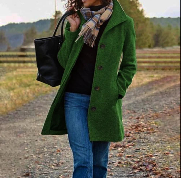 Damen Langer Trenchcoat | Winter