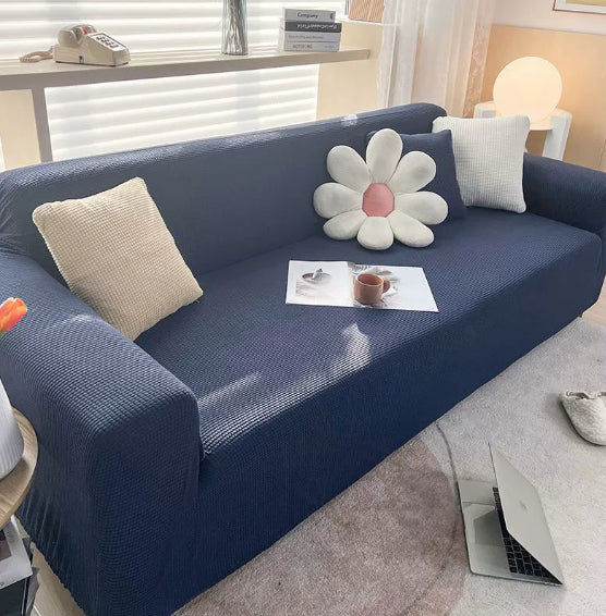 Stilvolle Stretch-Sofahusse – Rutschfest & Waschbar