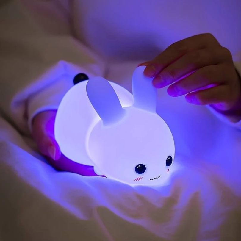 Nachtlampe mit Hasenmotiv für Kinderzimmer