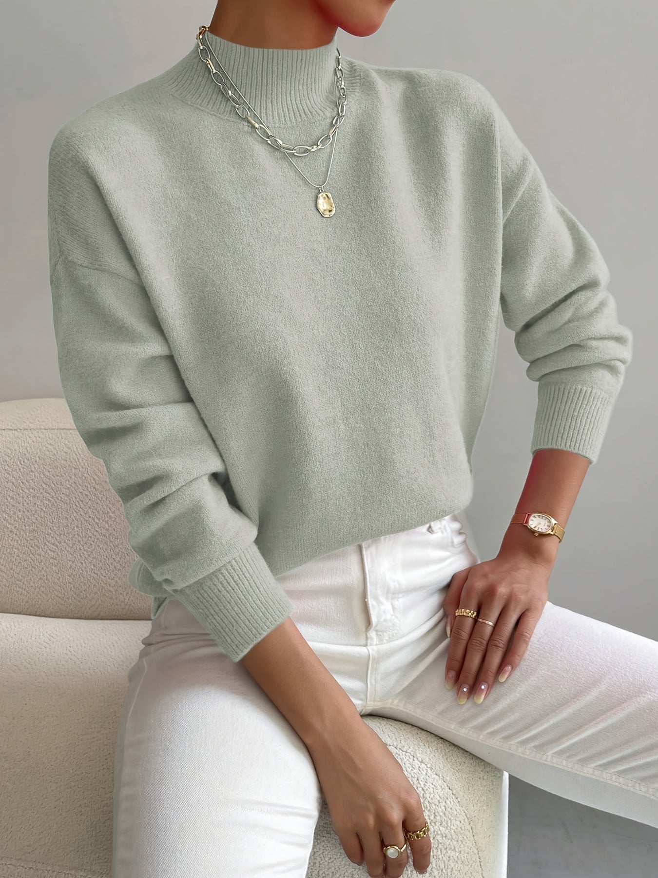 Damen Rollkragenpullover | Regular Fit